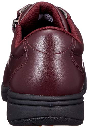 Asahi Medical Walk LF Women's Walking Shoes, Wine, Size 21.5 Cm, 4E, with SHM Technology To Prevent Knee Problems