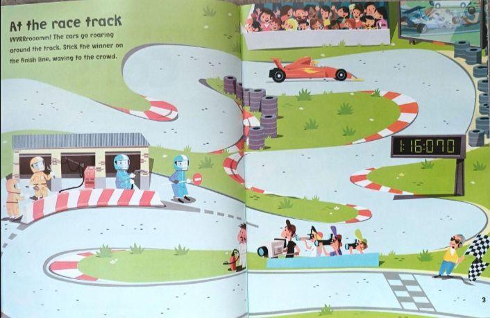 [USED] Usborne Sticker Book