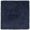 VidaXL Tapis shaggy à poils longs bleu marine 200x200 cm polyester, tapis, tapis de chambre, tapis moderne, tapis de salon, 4102883
