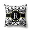 Polyester Pillow Case Home Decoration Geometric Print 26 English Letters Bedside Cushion Cover