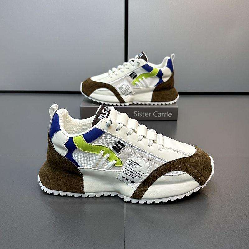 Boty pro muže Ležérní Sport Mokasíny Four Seasons Trend Design Osobnost Šněrovací Kožené tenisky Pohodlné Prodyšné