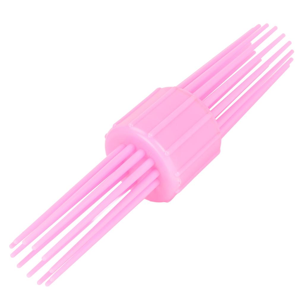 Hair Curling Roll Comb Slip Resistant Portable Gentle Curls Multi Tooth Hair Styling Curler Comb for Women