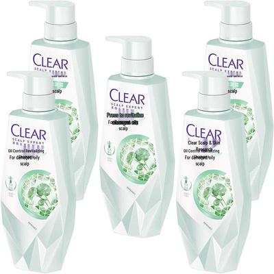 Clear Scalp Care Oil Control Revitalizing Shampoo 5-Pack