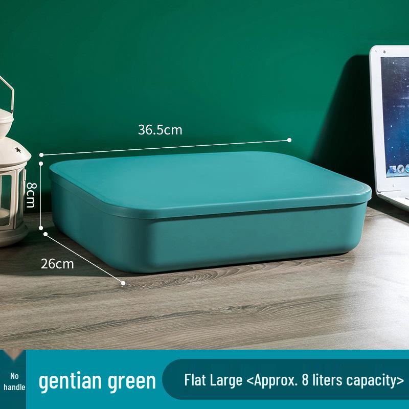 Colorful Macaron Storage Box Set - Dustproof Organizer for Bathroom, Bedroom, Cosmetics, Toys & More (5 Pieces)