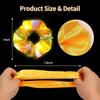 LED Luminous Scrunchies Hairband Ponytail Holder Headwear Elastic Satin Hair Bands Girl Hair Accessories for Party