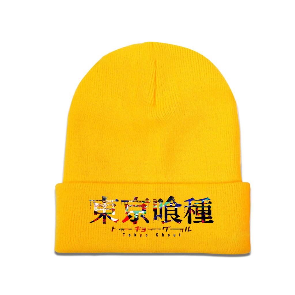 Tokyo Ghoul Strickmütze, Mützen, Wintermützen, warme Polyester-Freizeitmütze, Unisex, Damen