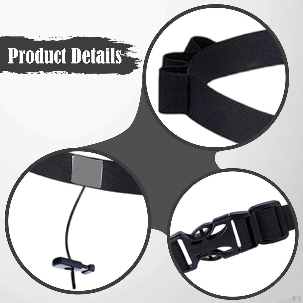 Adjustable Triathlon Number Belt with Loops, 6 Quick Release Food Ideal for Training,