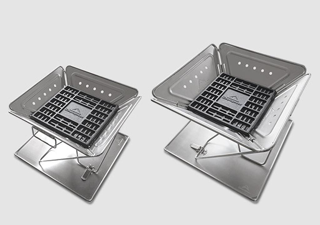 Camping Moon (CAMPING MOON) Bonfire Stand Charcoal Bed Cast Iron Rostle (T-250 (25x25cm))