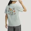 Adidas Terrex T Shirts Women's Wonder Light Gray Green Crew Neck Moderate KE3705