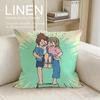 Slice CITY THE ANIMATION Cushion Cover Pillowcase Set Pcs x x Breathable Washable Sofa Cushion Cover