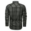 New Men's Spring and Autumn Long Sleeve Striped Shirt Military Uniform Outdoor Shirt Large Size