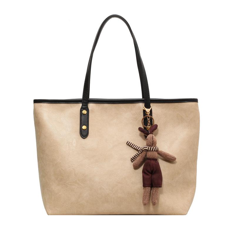 Large capacity bag women's new autumn and winter versatile shoulder bag popular tote bag morning eight commuter bag