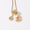2026 Gold Rocking Horse Pendant: Luxurious Year of the Horse Zodiac Jewelry