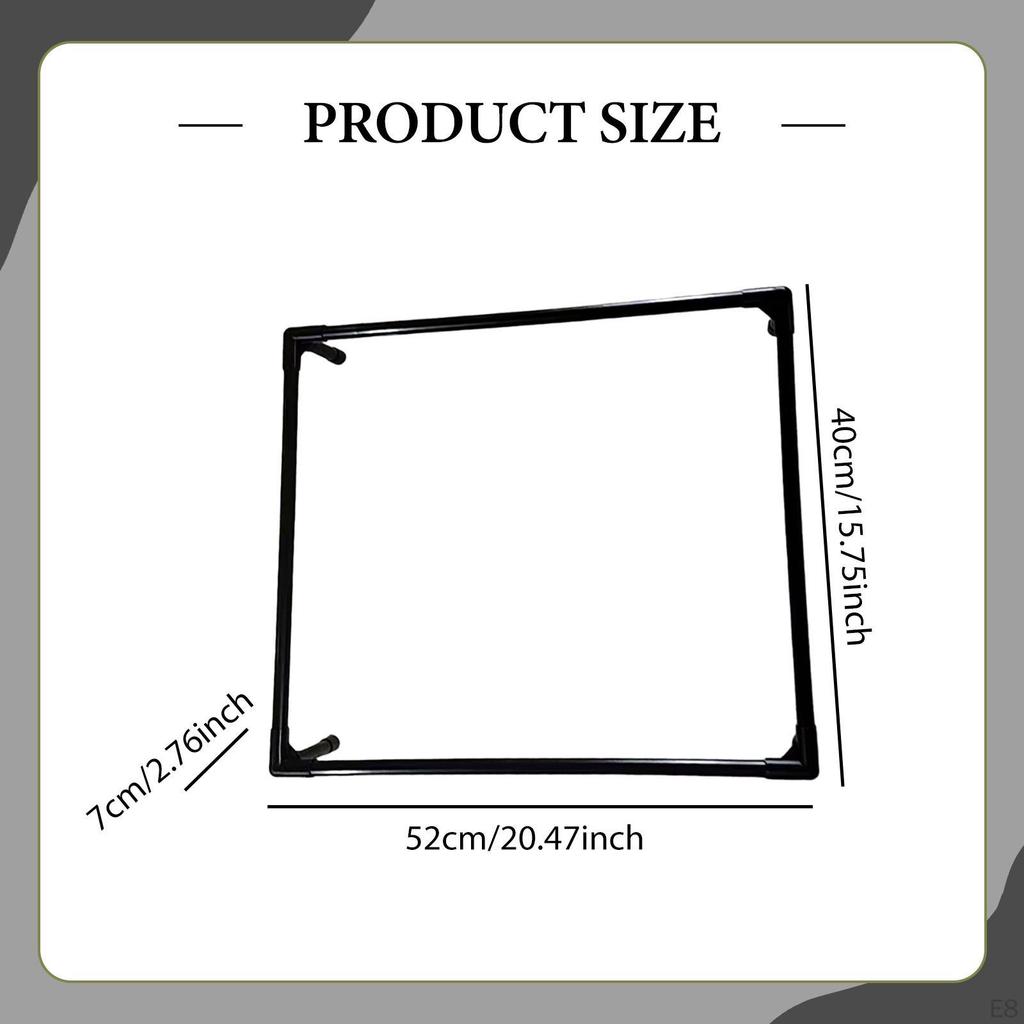 Pet Bed Frame Bracket Easy to Assemble with Legs Stable Sturdy Elevated Cat Rest Holder