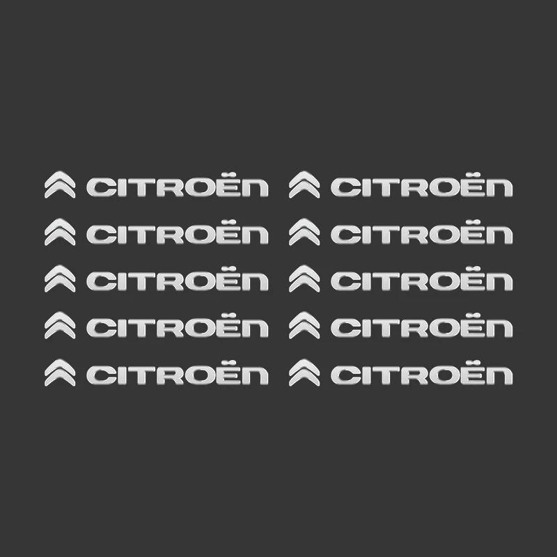 Car Styling 3D stickers metal logo personality label decals waterproof stickers For Citroen C4 C5 C3 C2 C1 C4L C6 Picasso Saxo