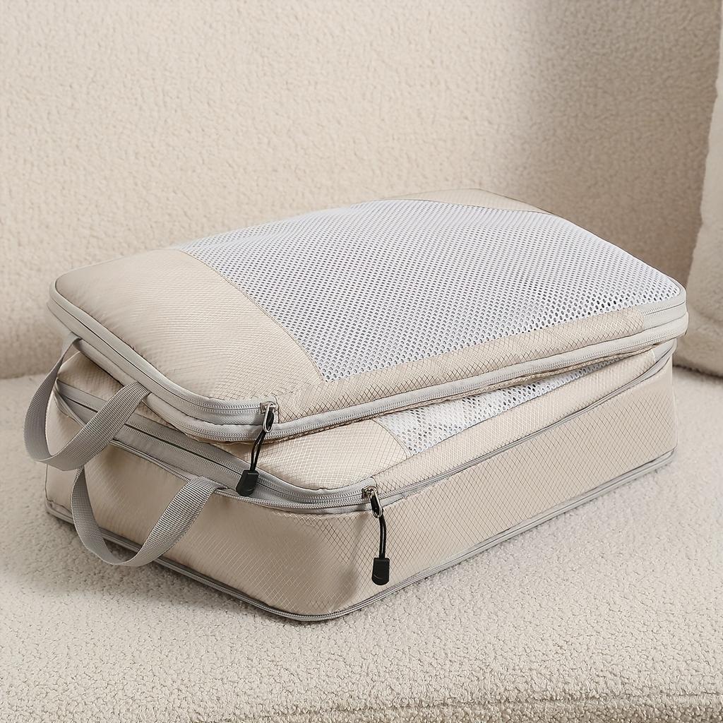 3-piece Travel Compression Storage Bag, a Must-have for Organizing Luggage and a Portable Compression Pack.