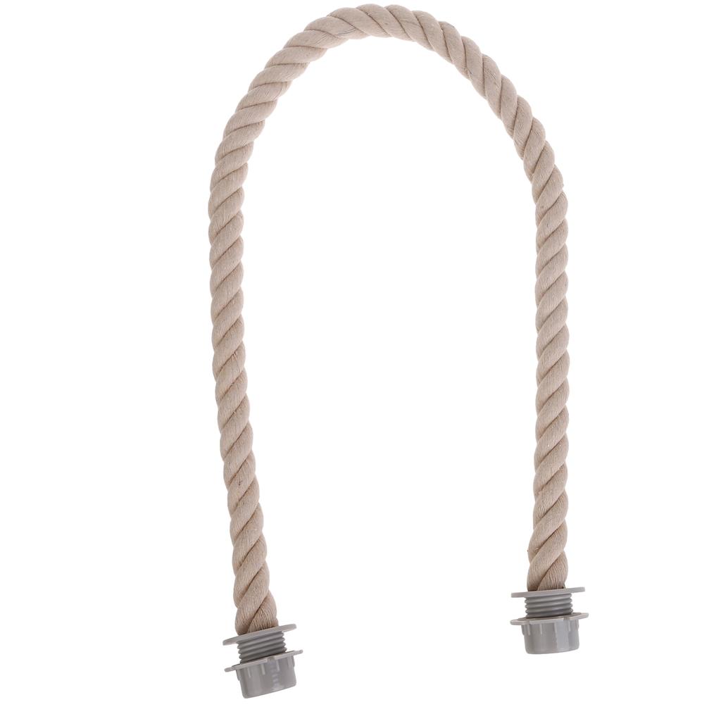 Rope Handle Replacements with Canvas Insert for Handbags Beach Bag Tote Canvas Handbag Purse Handles Replacement Straps