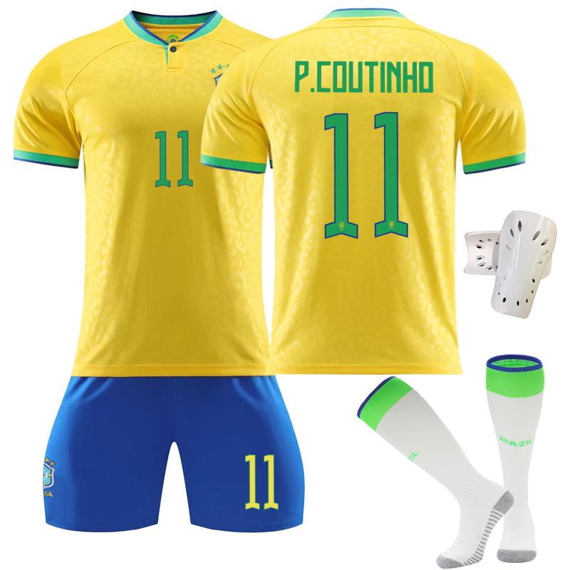 2223 Brazil No. 10 20 918 Football Jersey Fans Home Short Sleeves