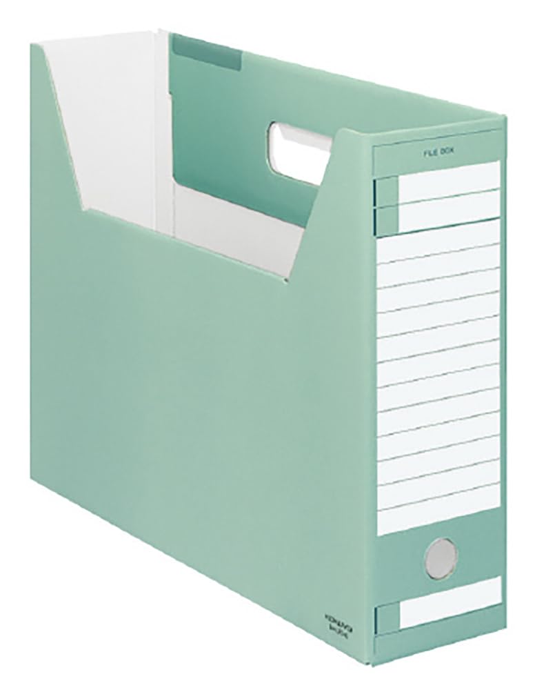 KOKUYO File Box Intergray D Type Storage Width 94mm B4 Green Set of 5 B4-LFD-GX5