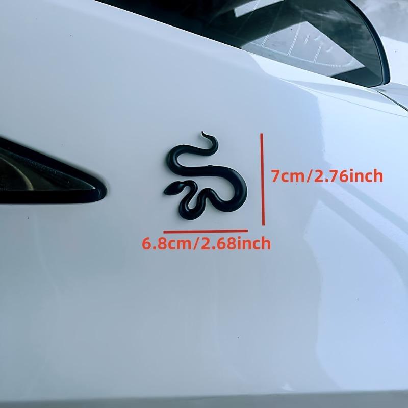 Auto Metalen Embleem Slangvormige Zijdecal Modificeerbare Waterdichte en Zonbestendige Staartembleem Voertuig Carrosserie Decoratie Sticker