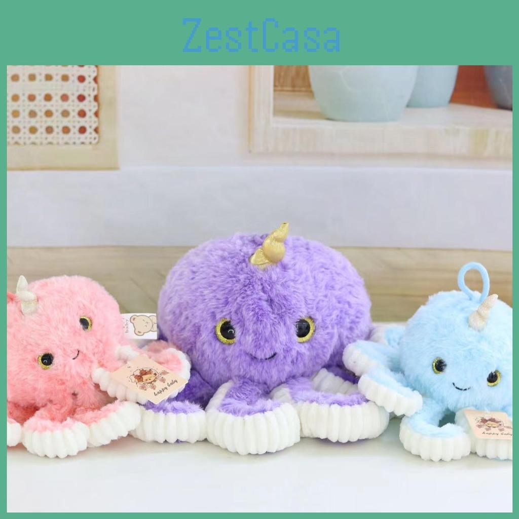 Toy Plush Octopus With Soft Short Plush And Pp Cotton Filling For Kids Gift