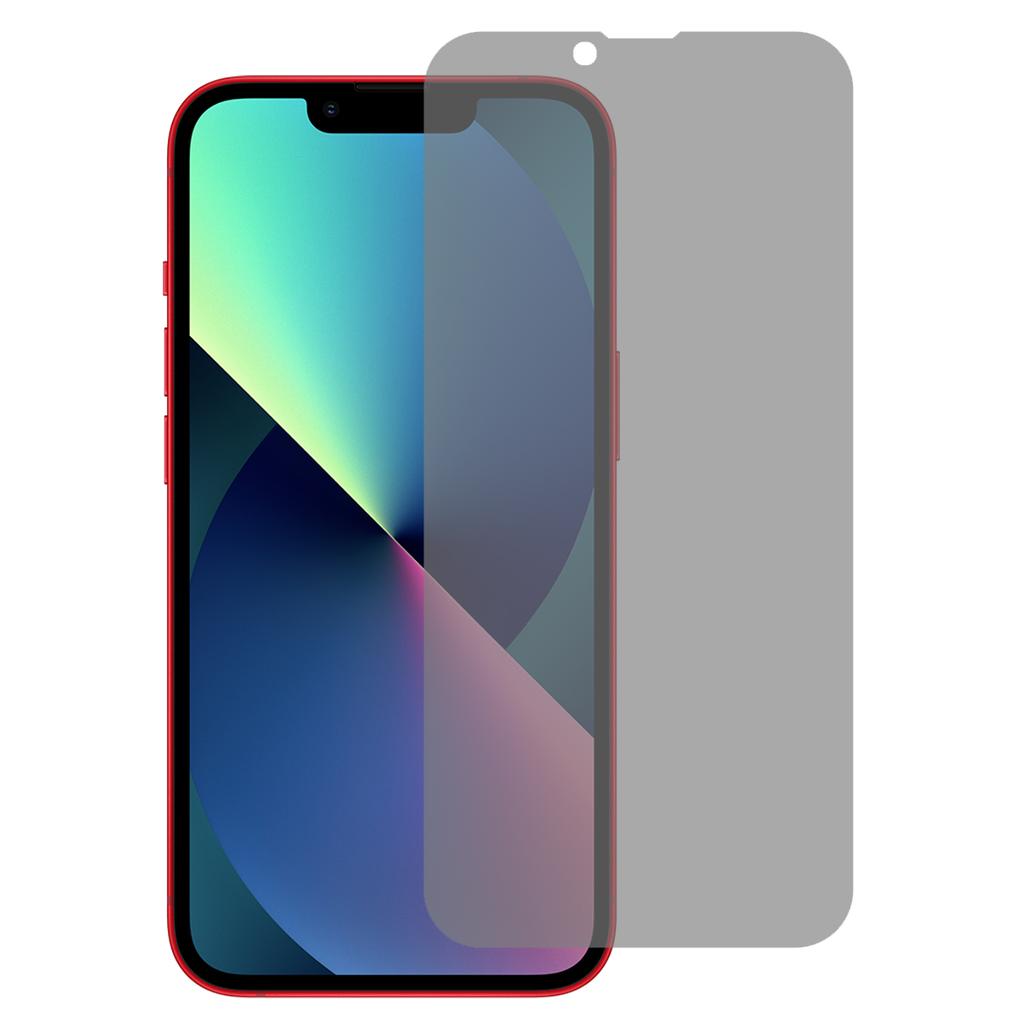 0.3mm Anti-Spy Film for iPhone 14/13 Pro/13 Arc Edge Tempered Glass Phone Screen Protector