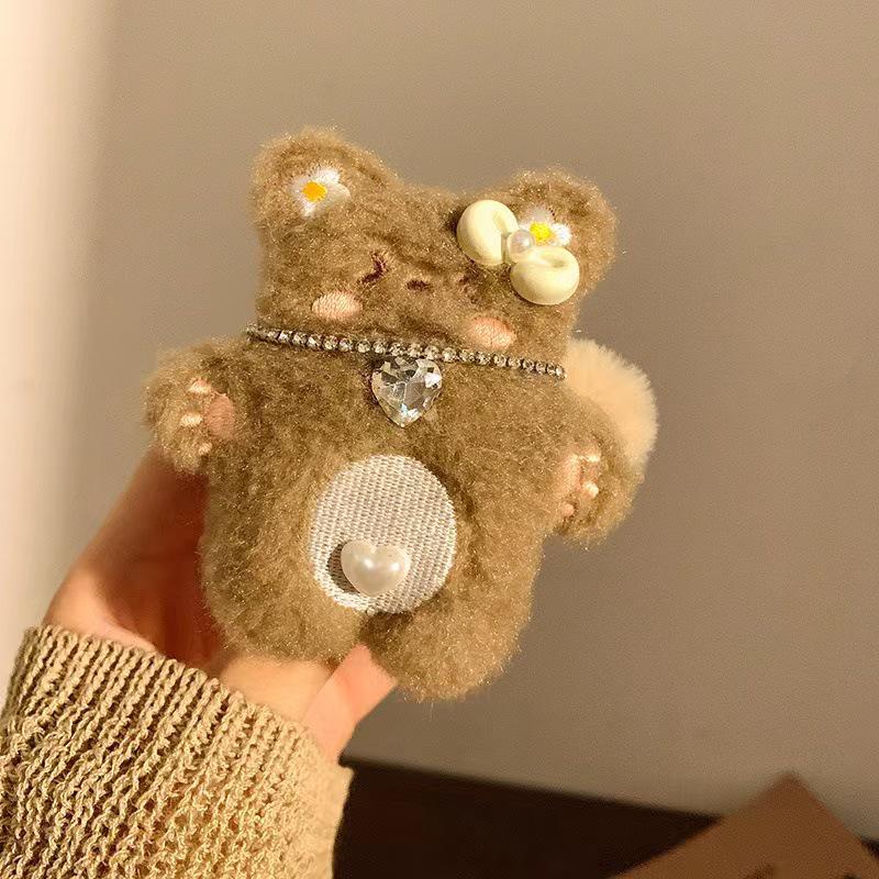 Süße Häschen Haarspange: Kleine Haarspange für Mädchen, perfekt für Pony und abstehende Haare, entzückender Kopfschmuck für Herbst 2023.