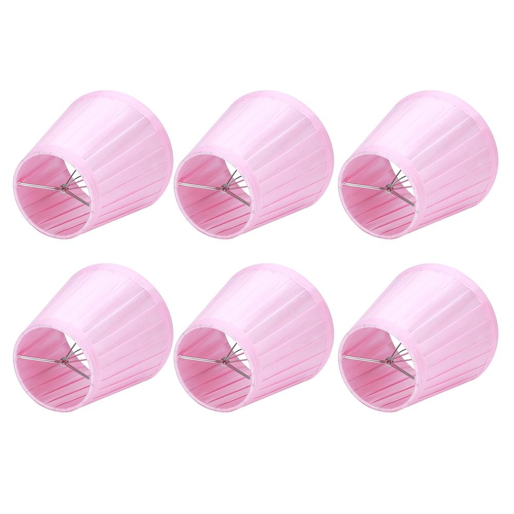 6PCS Simple Modern Pendant Lamp Shade Cover Fabric Wall Light Lampshade for Home Decor