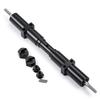 TRZX Metal Non-Powered Rear Axle Tail Axle Upgrade Accessory for Tamiya 114 Scale RC Trailer Truck (155mm)