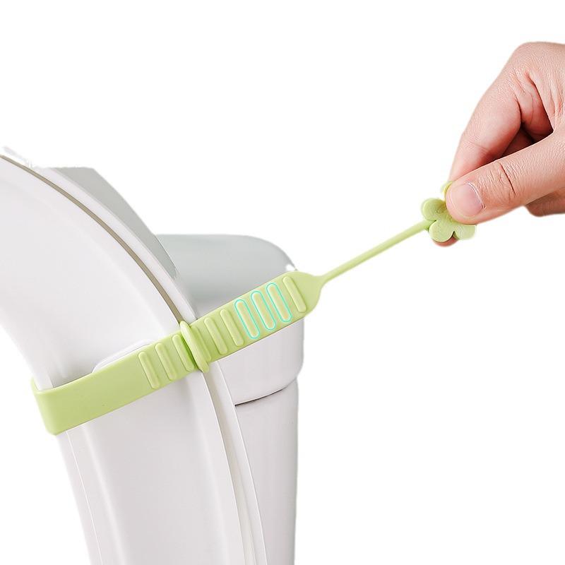 Cute Cartoon Silicone Toilet Seat Lifter - Flip-Up Handle