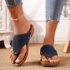Summer Women's Slippers Round Toe Flat Shoes for Women Slip-on Open Toe Platform Slides Outdoor Beach Anti-slip Woman Flip Flops