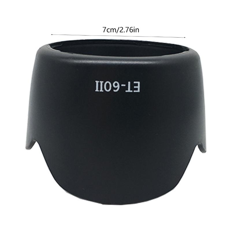 ET-60II Camera Lens Hood 55mm for 1200D Camera 55-250mm f/4-5.6 IS Lens Reversible-Petal Flower Lens Cover Cap