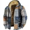 Autumn/Winter Retro Arctic Velvet Hooded Men's Sweatshirt