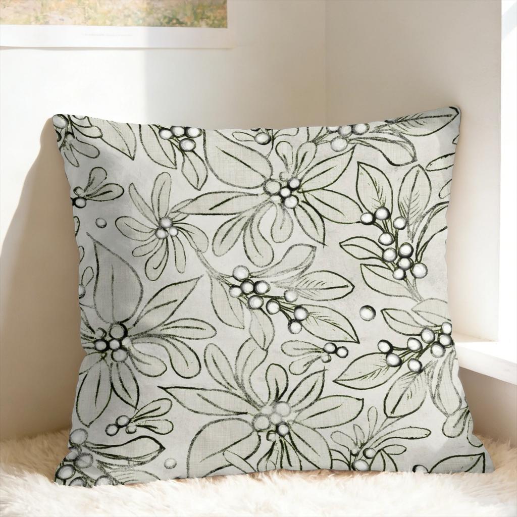 Rural Flowers Pillow Case Sunflower Comfy Pillow Cover For Sofa Car Home Decor Retro Trendy Pillowcases