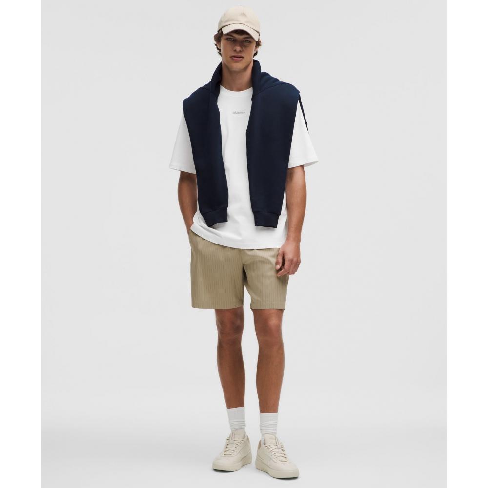 Lululemon HeavyweighT CoTTon Jersey T shirT  Wordmark Graphic whiTe