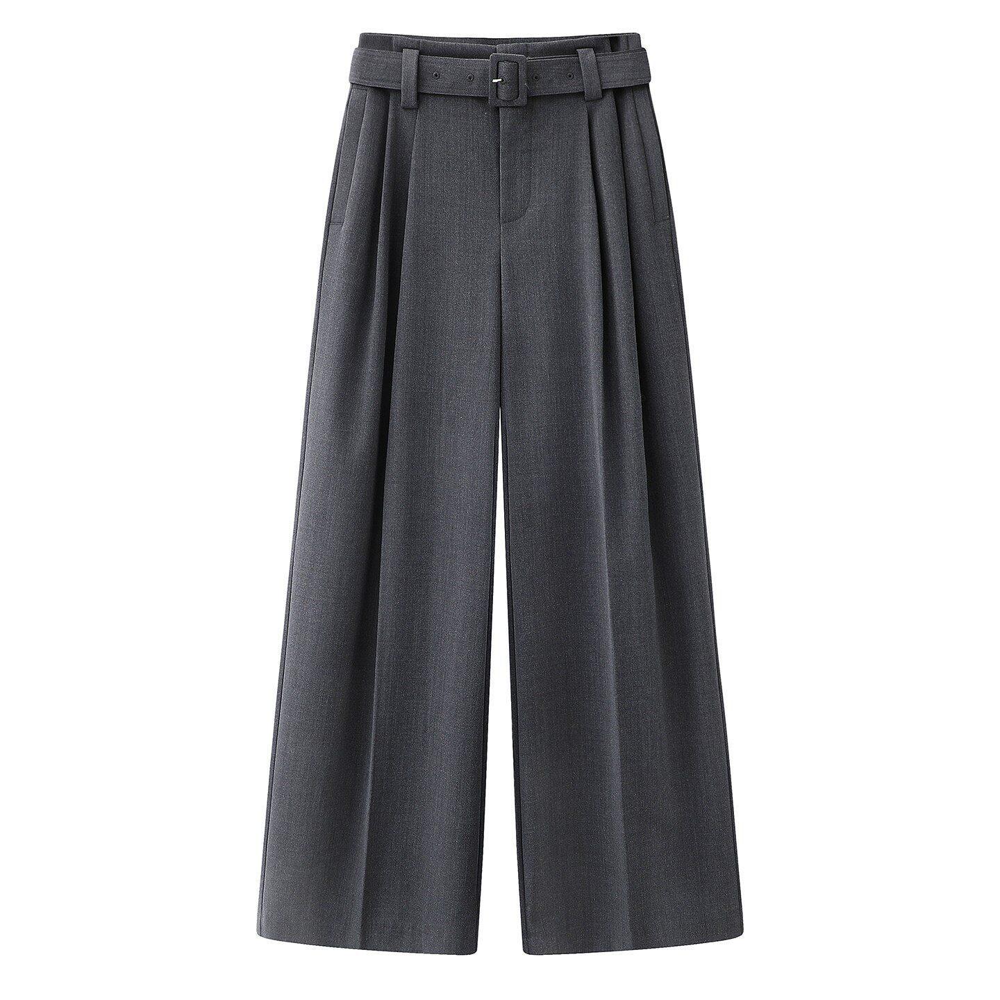 2026 Spring Fashion Women s High-Waisted Wide-Leg Casual Pants Small