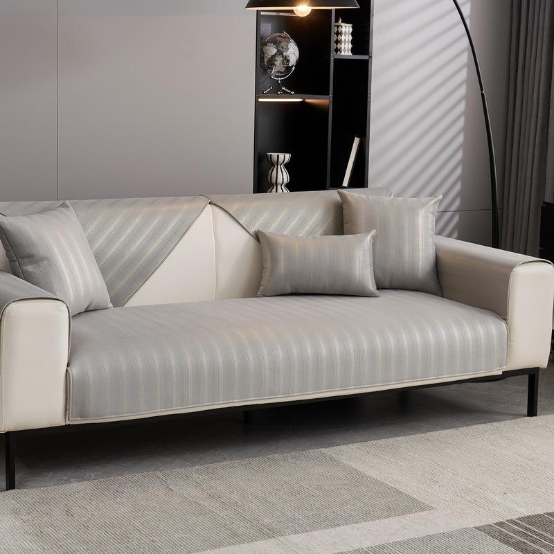 Dutch Silk Sofa Cushion Light Luxury Modern High-End All-Season Non-Slip Leather High-End Spring And Autumn Cover Towel Cover Cloth