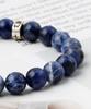 Shoveoff C22Svb-1005 Sodite Natural Stone Bead Bracelet Men'S Bracelet 8Mm