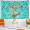 Light Green Life Tree Tapestry Wall Hanging Bohemian Psychedelic Witchcraft Mysterious Living Room Dormitory Home Decor