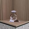 Romantic Couple Figurine Sculpture Decorative Character Resin Lover Figurine for Bookshelf Birthday Gift Bedroom Tabletop