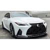 3PCS Front Bumper Lip For Lexus Is300 Is350 Is500 F-Sport 2021-2024 Spoiler Splitter Car Accessories Body Kit Glossy Black