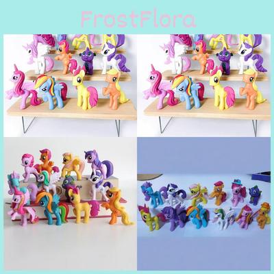 Beautiful Set Of 12 Pvc Doll Figurines Featuring Princess Polly Creative Cake Models For Children