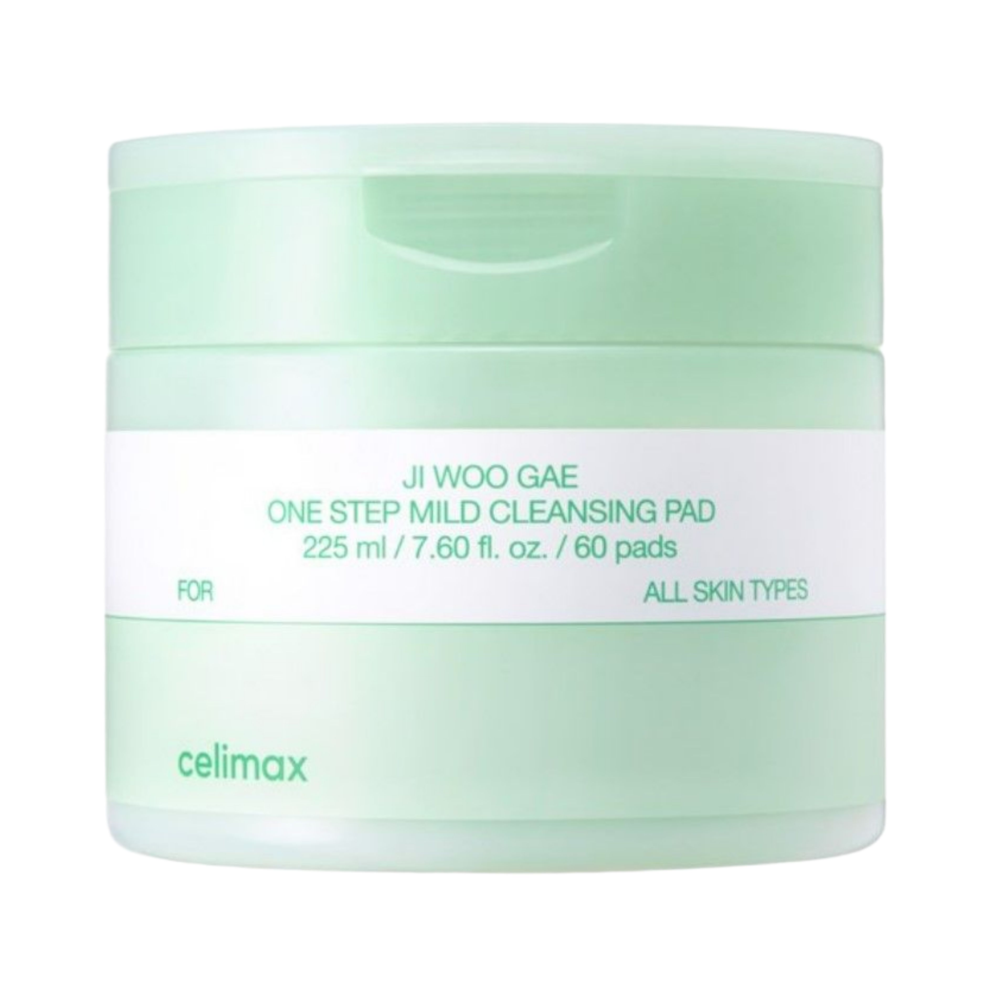 Celimax Jiwoogae One Step Mild Cleansing Pad Gentle Exfoliating Makeup Remover Pads 60 Pads 225ml