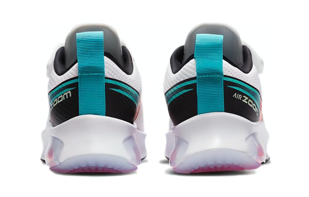 Nike Air Zoom Arcadia Cushioning Low top Running Shoes White Red Blue Children Aged 3 7 Years Old DA1245-101
