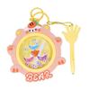 Kids Magnetic Bead Keychain Toy Fine Motor Skills Portable Toddlers Boys Girls Educational Mini Cartoon Animal Moving Bead Game Machine