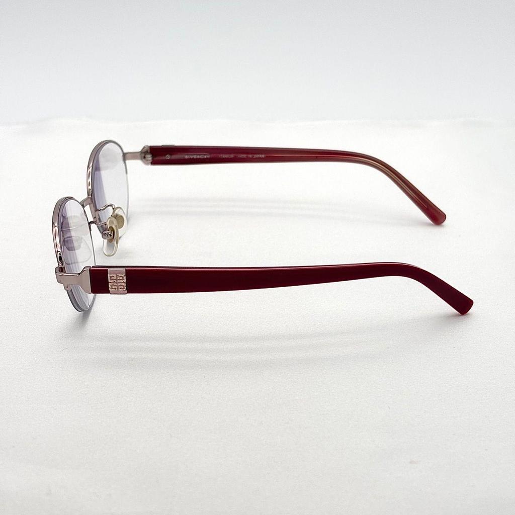Used Givenchy GIVENCHY Eyewear Sunglasses Eyeglasses Women Cleaned 00s y2k Titanium VGV448J R15 0979