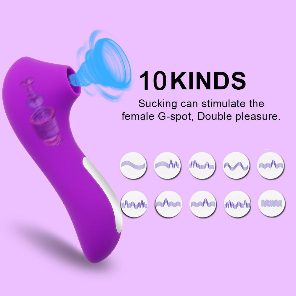 Suction Cup Vibrator Female Vacuum Stimulator Adult Toys