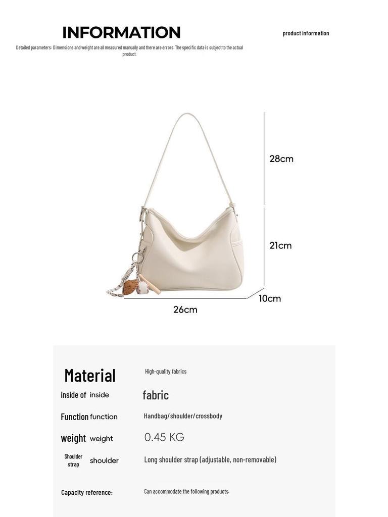 Valencia High-End Light Luxury Crossbody Tote Bag