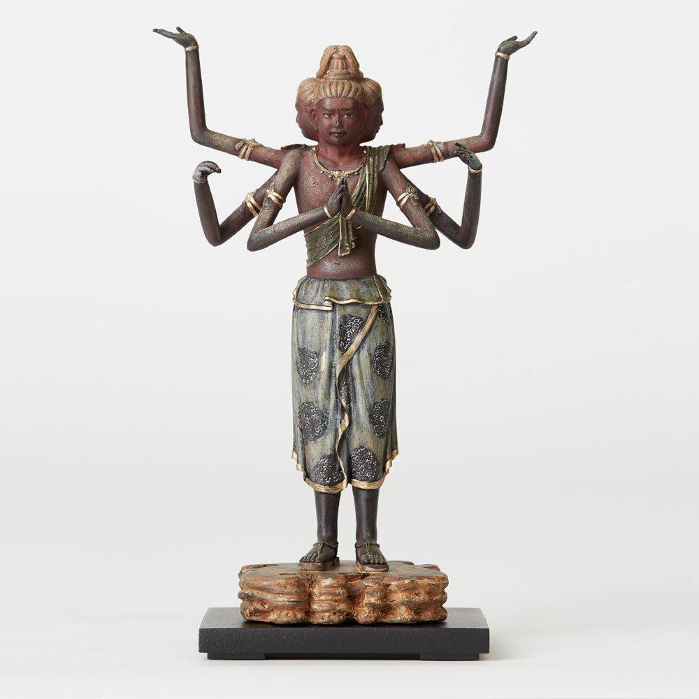 

ISUM TanaCOCORO (Palm) Ashura Buddha Statue, Polystone