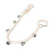 Hanging Door Dog Cross Bell Training Potty Hand Knitting Cotton Decorative Puppy Door Bell Silver
